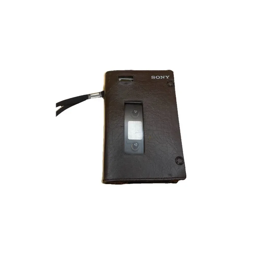 Sony Portable Dictator BM-12 Tape Recorder W/leather Case - Parts As Is